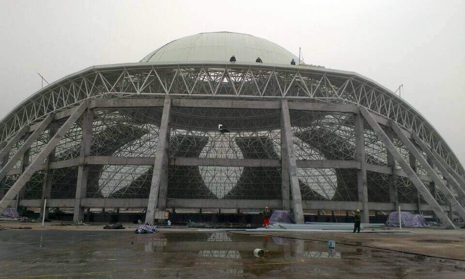 丹江口温泉馆网架工程